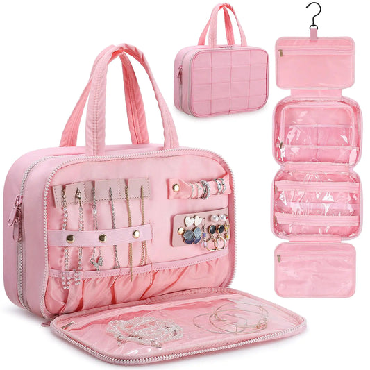 Becoming Her™ Travel Beauty Organizer- Hanging Cosmetic Bag